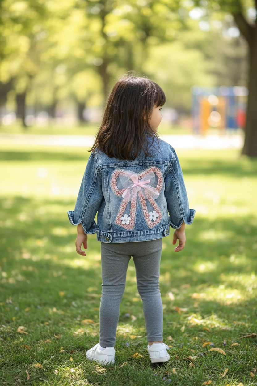 Denim Bow
